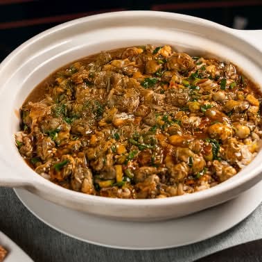 Stir Fried Oyster on Fried Rice / 蠔仔撈飯
